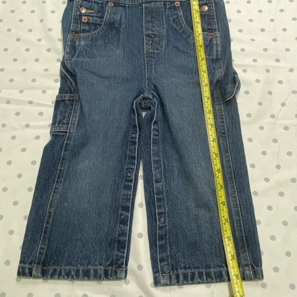 Gymboree Vintage Overalls Boys 2T  Blue Denim‎ Toddler